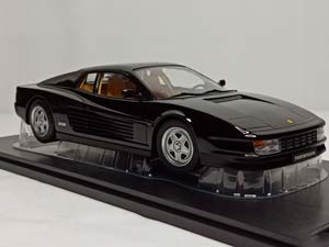 FERRARI TESTAROSSA 1986 BLACK 1:18 KK SCALE — фото 7