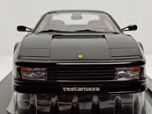 FERRARI TESTAROSSA 1986 BLACK 1:18 KK SCALE — фото 9