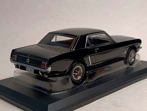 FORD MUSTANG HARDTOP COUPE BLACK 1965 NOREV 1:18 — фото 6
