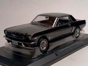 FORD MUSTANG HARDTOP COUPE BLACK 1965 NOREV 1:18