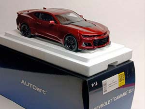 CHEVROLET CAMARO ZL1 2017 RED 1:18 AUTOART — фото 10