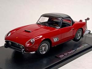 FERRARI 250 GT SPYDER CALIFORNIA RED 1960 1:18