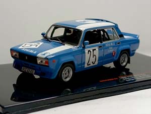 ВОЛЖСКИЙ АВТОМОБИЛЬ LADA 2105 VFTS #25 RALLY PRIBRAM 1986 1:43