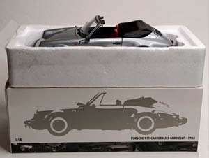 PORSCHE 911 CARRERA 3.2 CABRIO 1983 1:18 — фото 10
