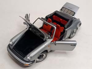 PORSCHE 911 CARRERA 3.2 CABRIO 1983 1:18 — фото 2
