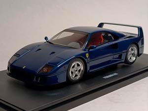 FERRARI F40 BLUE 1:18 GT SPIRIT