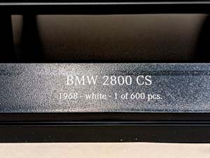 BMW 2800 CS -1968 MINICHAMPS 1:18 — фото 8