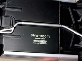 BMW 1800 TI -1965 MINICHAMPS 1:18 — фото 9