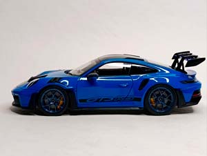 PORSCHE 911 (992) GT3 RS -2022 BLUE 1:18 NOREV — фото 3
