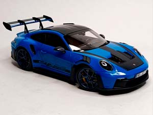 PORSCHE 911 (992) GT3 RS -2022 BLUE 1:18 NOREV — фото 8