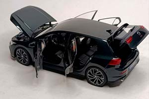 VW VOLKSWAGEN GOLF 8 (VLLL) GTI BLACK NOREV 1:18 — фото 2
