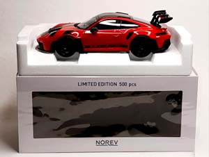 PORSCHE 911 (992) GT3 RS -2022 RED NOREV 1:18 — фото 10