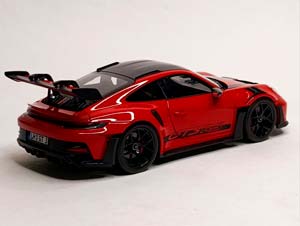 PORSCHE 911 (992) GT3 RS -2022 RED NOREV 1:18 — фото 6