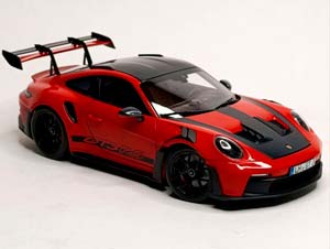 PORSCHE 911 (992) GT3 RS -2022 RED NOREV 1:18 — фото 8