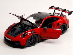 PORSCHE 911 (992) GT3 RS -2022 RED NOREV 1:18 — фото 2