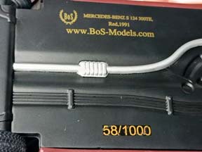 MERCEDES 300 TE S124 (W124) -1991 BOS 1:18 — фото 9