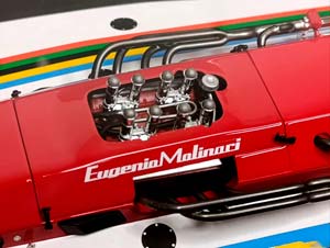 FERRARI MOLINARI 4 PUNTI MOTORBOAT  / ЛОДКА ФЕРРАРИ С БОКСОМ 1:18 BBR — фото 7