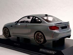 BMW M2 CS - 2020 GREY MINICHAMPS 1:18 — фото 3
