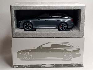 AUDI RS6 AVANT - 2019 MINICHAMPS 1:18 — фото 9