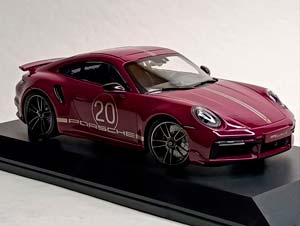 PORSCHE 911 (992) TURBO S COUPE 1:18 MINICHAMPS — фото 6