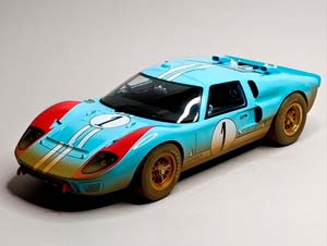 FORD GT40 #1, 24H LE MANS MILES/HULME (1966) 1:12 — фото 8