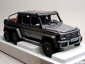 MERCEDES G63 6X6 PLATINUM MAGNO AUTOART 1:18 — фото 6