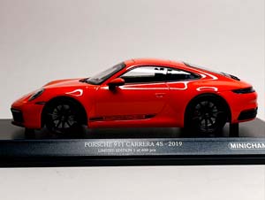 PORSCHE 911 CARRERA 4S - 2019 MINICHAMPS 1:18 — фото 2