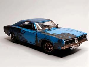 DODGE CHARGER 1969 (RAT LOOK STYLING) 1:18 — фото 3