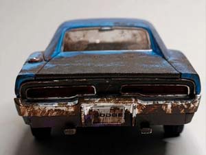 DODGE CHARGER 1969 (RAT LOOK STYLING) 1:18 — фото 8