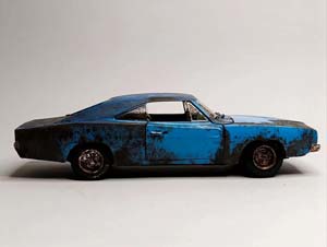 DODGE CHARGER 1969 (RAT LOOK STYLING) 1:18 — фото 9