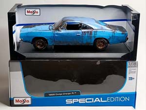 DODGE CHARGER 1969 (RAT LOOK STYLING) 1:18 — фото 10
