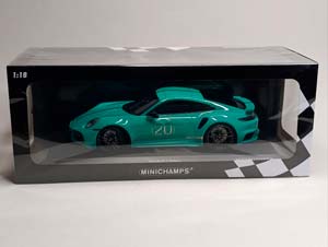 PORSCHE 911 (992) TURBO S COUPE 1:18 MINICHAMPS — фото 6