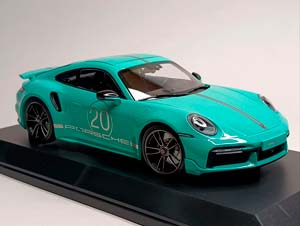 PORSCHE 911 (992) TURBO S COUPE 1:18 MINICHAMPS — фото 5