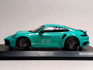 PORSCHE 911 (992) TURBO S COUPE 1:18 MINICHAMPS — фото 2