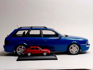 AUDI RS2 AVANT -1994 NOGARO BLAU OTTOMOBILE 1:12 — фото 2