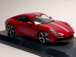 PORSCHE 911 CARRERA 4S 2019 MINICHAMPS 1:18 — фото 6