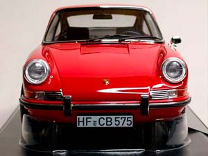 PORSCHE 911 L - 1968 RED NOREV 1:18 — фото 6