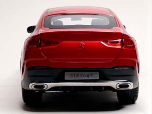 MERCEDES GLE COUPE RED 1:18 ДИЛЕРСКИЙ — фото 5