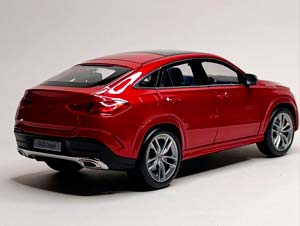 MERCEDES GLE COUPE RED 1:18 ДИЛЕРСКИЙ — фото 6