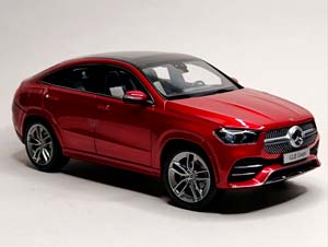 MERCEDES GLE COUPE RED 1:18 ДИЛЕРСКИЙ — фото 8