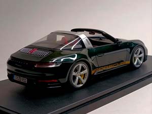 PORSCHE 911 TARGA 4 GREEN 1:18 GT SPIRIT — фото 5