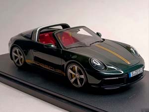 PORSCHE 911 TARGA 4 GREEN 1:18 GT SPIRIT — фото 7