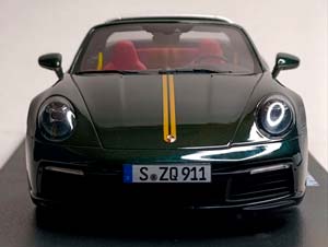 PORSCHE 911 TARGA 4 GREEN 1:18 GT SPIRIT — фото 8