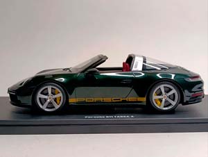 PORSCHE 911 TARGA 4 GREEN 1:18 GT SPIRIT — фото 2