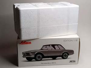 MERCEDES 280 SL "PAGODE" 1968 (W113) SCHUCO 1:18 — фото 7