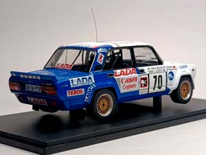 ВОЛЖСКИЙ АВТОМОБИЛЬ LADA 2105 VFTS #70 1986 (1000 ОЗЕР) 1:18 — фото 4