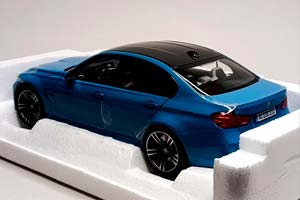 BMW M3 COMPETITION (F80) BLUE 1:18 NOREV — фото 2