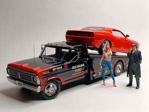 FORD F-350 RAMP TRUCK 1:18 ACME — фото 3