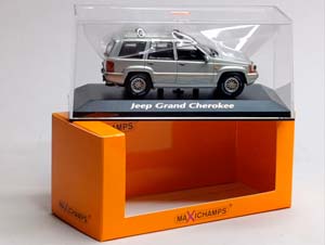 JEEP GRAND CHEROKEE SILVER 1:43 MAXICHAMPS — фото 9