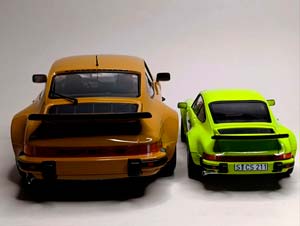 PORSCHE 911 TURBO -1977 TAN METALLIC 1:12 — фото 6